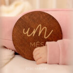 Milestones de Madeira Nogal- Meses