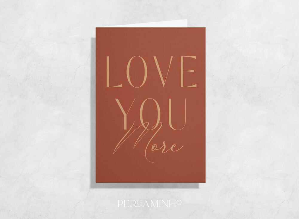Postal "Love You More"