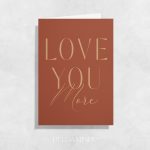 Postal "Love You More"