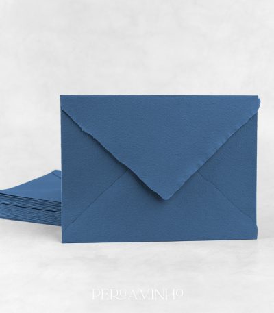 Envelope Artesanal Azul Escuro