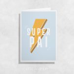 Postal "Super Pai"