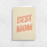 Postal "Best Mom Ever"