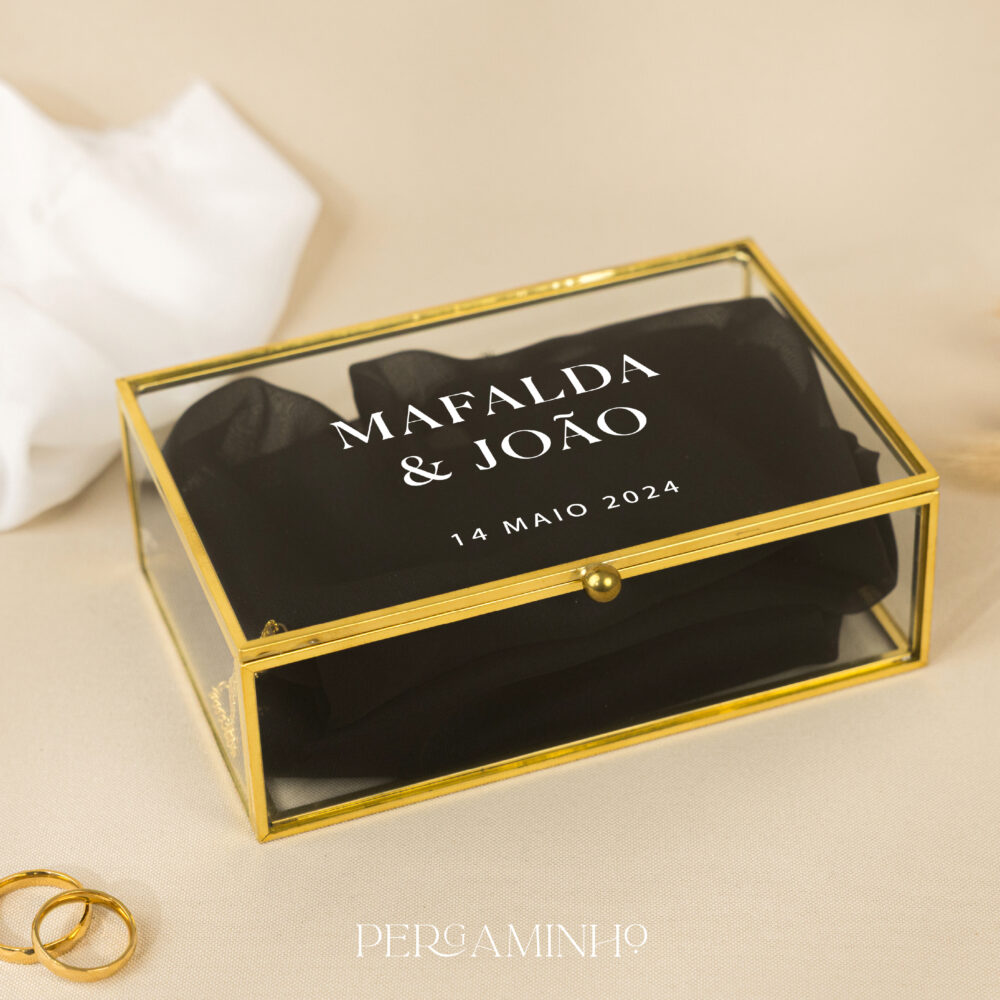 Caixa de Alianças - Vidro