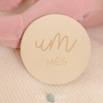 Milestones de Madeira Natural- Meses