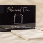Placa Guestbook - Acrílico Preto