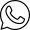 Icon de whatsapp preto em fundo branco